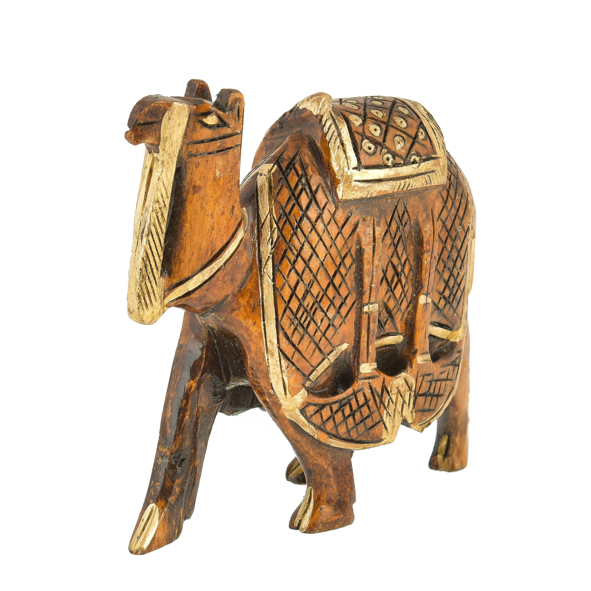 Wooden Handwork Carrben Animal [PACK OF 2]