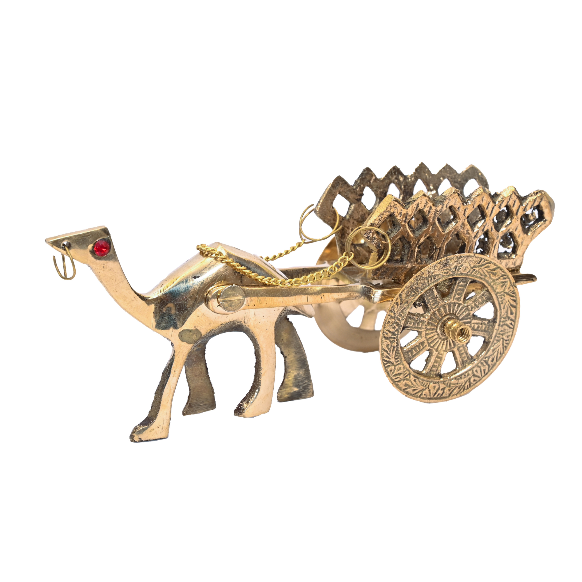 Brass Animal Cart