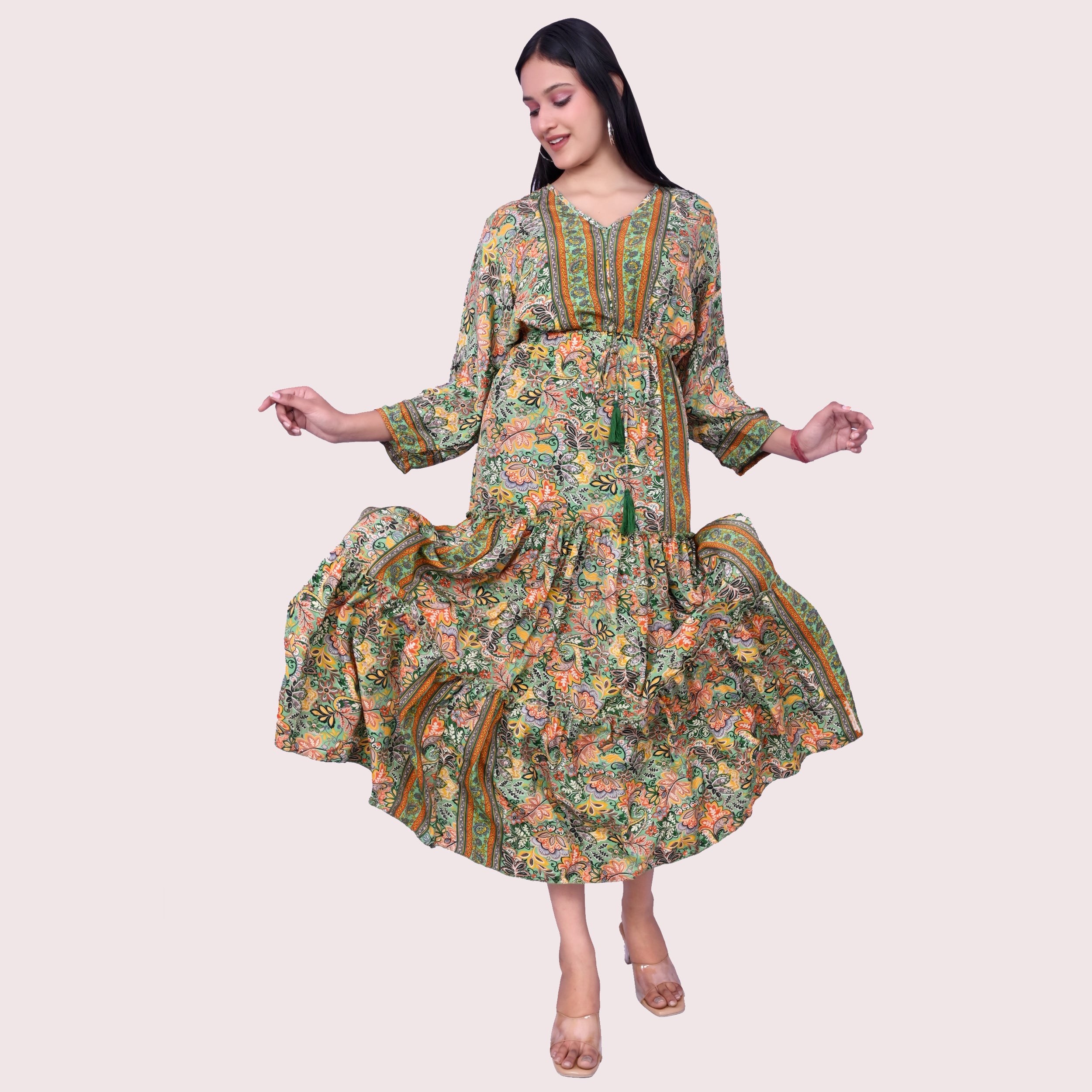 Gulbagh Flowy Dress