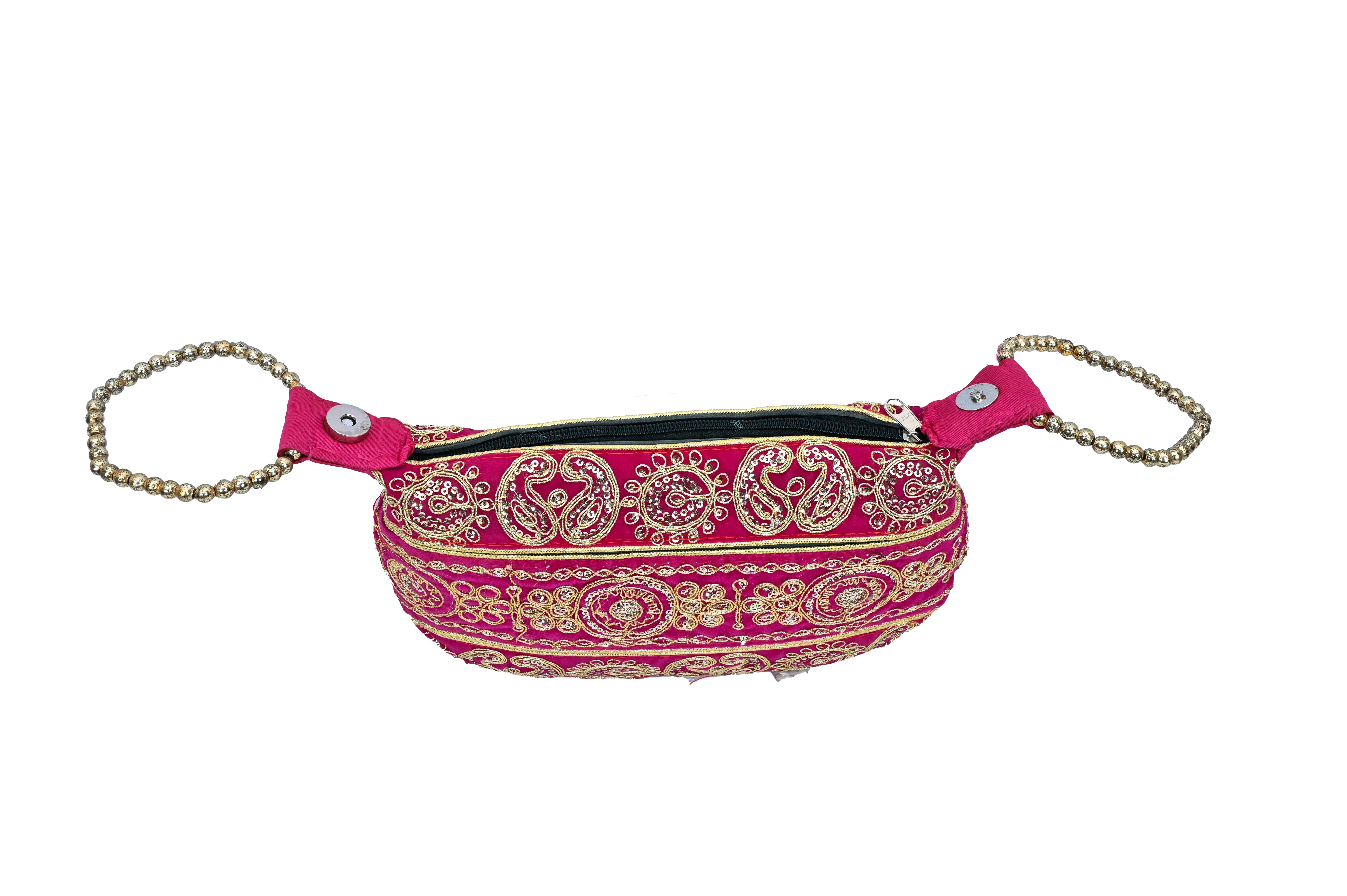 GOLDEN EMBROIERED PURSE COMBO ( PACK OF TWO )